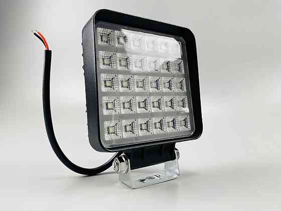 Світлодіодна робоча фара для позашляховика квадратна фари дальнього світла 6000K 90W з вимикачем на корпусі Мукачево