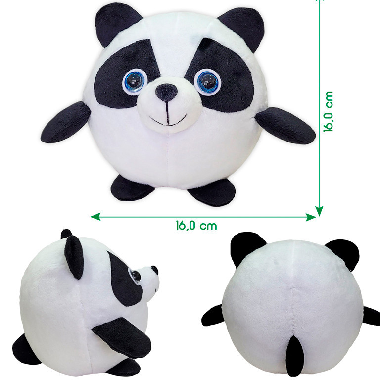 Игрушка мягконабивная Круглик Панда МС 080501-13 Винница - изображение 2