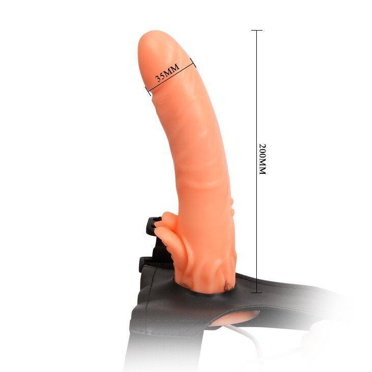 Страпон женский с вибрацией BW-010025B Sex Aura Киев - изображение 7