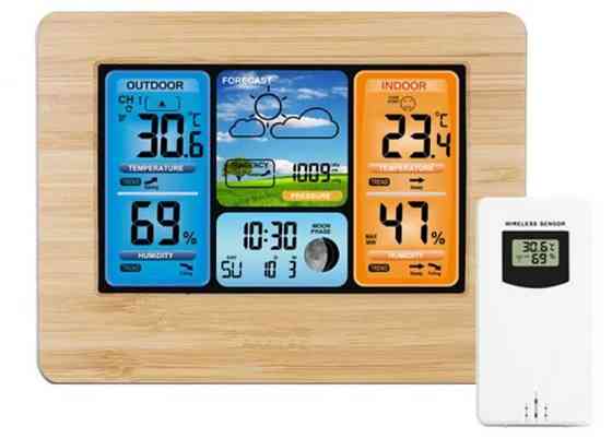 Метеостанція з барометром і виносним датчиком FanJu FJ3373 Винница