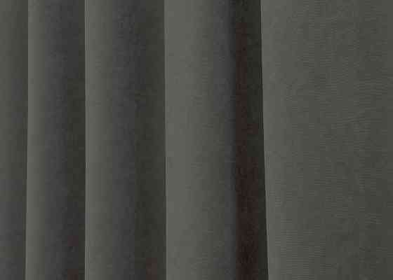 Шторна тканина мікровелюр Petek YL колір темно-сірий 1703ш Київ