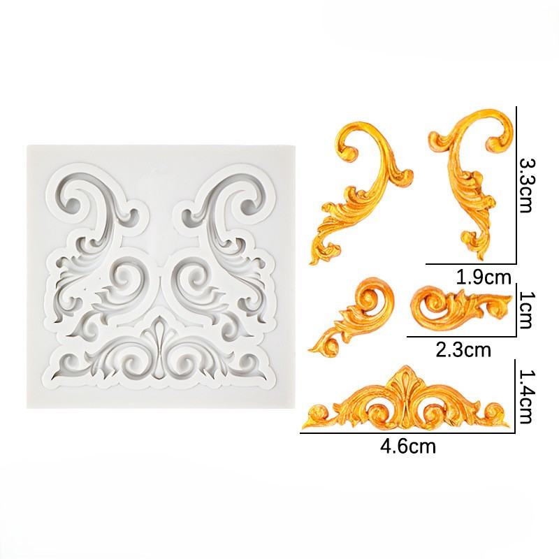 Молд силиконовый Абстракция 56 мм серый Киев - изображение 4
