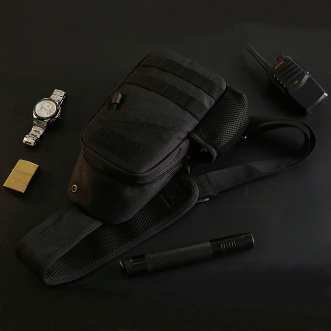 Сумка через плече з військової тканини, Чоловіча тактична армійська сумка через плече KT-47 Львів - фото 18