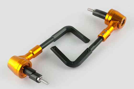 Відбійники керма (пара) із кріпленнями під захист рук (жовті) RIDE IT Київ