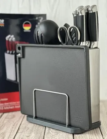 Набор кухонных ножей и принадлежностей Zep-Line ZP-047 на подставке 17 предметов Коломия