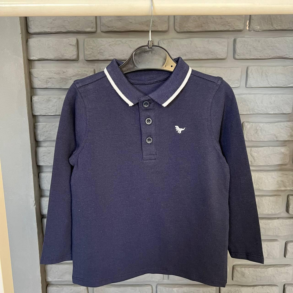 Дитяча Кофта Поло для Хлопчика George Темно-синя 5-6 років (110-116см) пакунок малюка Киев - изображение 1