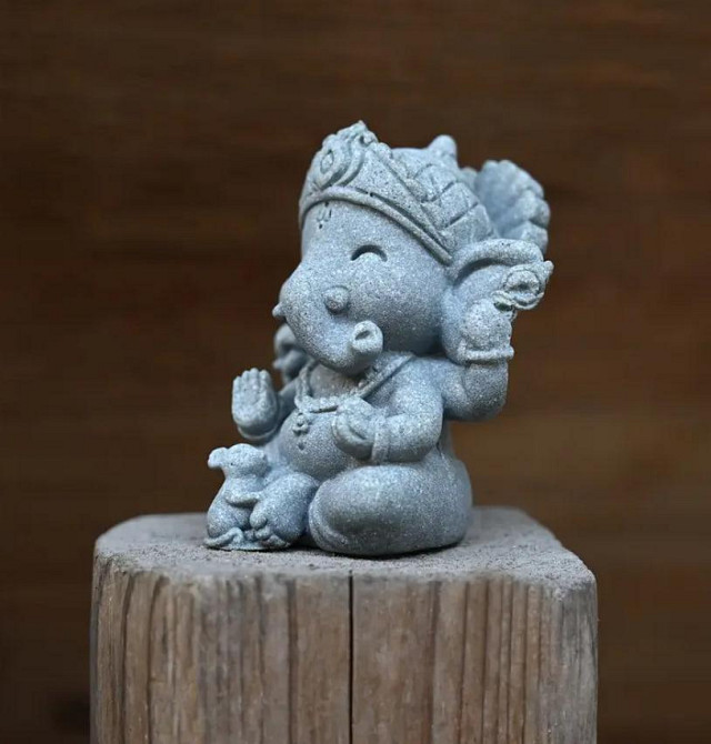 Статуэтка Индийского Бога Богатства Ганеша 5.6.см Киев - изображение 2