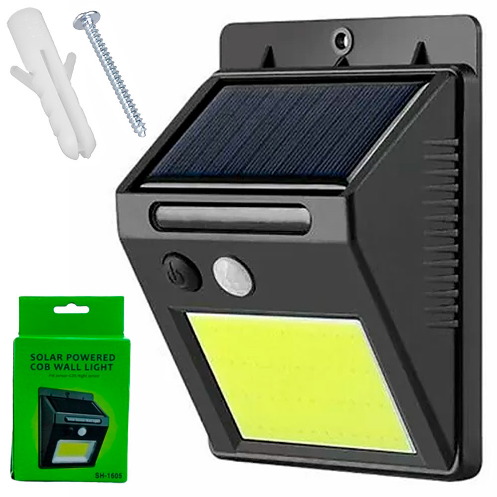 Уличный фонарь на солнечной батарее с датчиком движения,SH-1605 SBR Киев - изображение 1