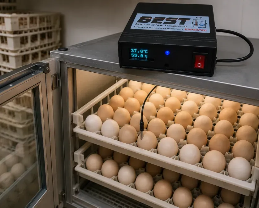 Інтелектуальна система моніторингу температури та вологості Incubators Best — Esp32 Київ - фото 12