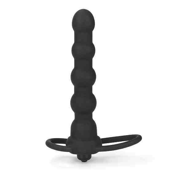 Насадка для подвійного проникнення - Anal Indulgence Collection Vibrating Rock Balled Double Prober Sex Aura Київ