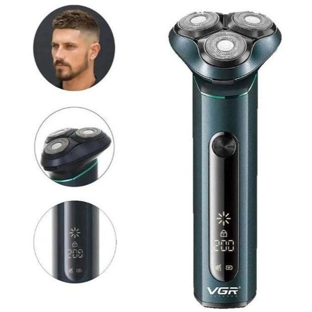 Портативная мужская профессиональная бритва VGR, Мужская бритва на батарейках, Электробритва для мужчин JQ-47 Львов - изображение 2