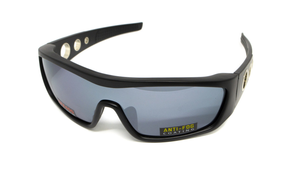 Окуляри захисні Global Vision Rivet (silver mirror) Anti-Fog, дзеркальні сірі Запоріжжя - фото 1