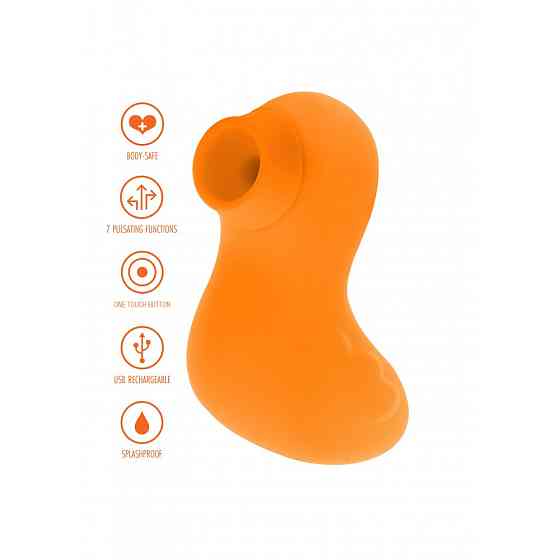 Вакуумный стимулятор клитора в виде уточки Toy Joy, желтый Sex Aura Киев