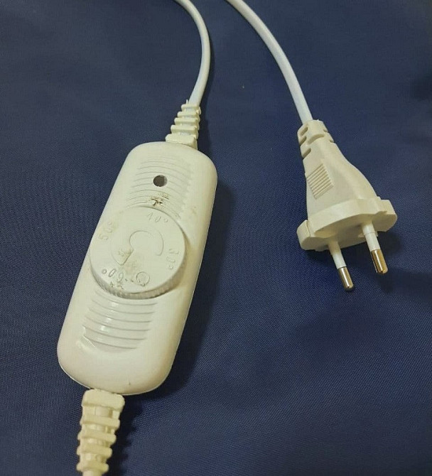 Електроковдра для SPA процедур з регулятором 165x145 см, синє Вінниця - фото 4