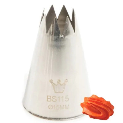 Кондитерская насадка Martellato Open Star 15 мм (BS 115) Винница - изображение 1