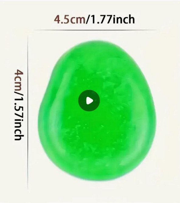 Каміння, що світиться 4,5см. 10шт. Блакитний Київ - фото 2