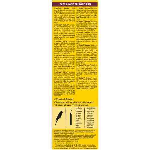 Ласощі Vitakraft Kracker Original Apricot and Fig крекер для декоративних папуг з фруктами 2 шт/уп Київ