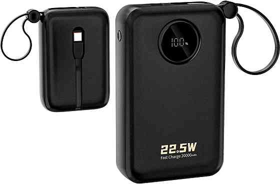 Універсальна мобільна батарея Dudao K14+ 20000 mAh 22.5W Black (6977196680016) ( 25455 ) Харків