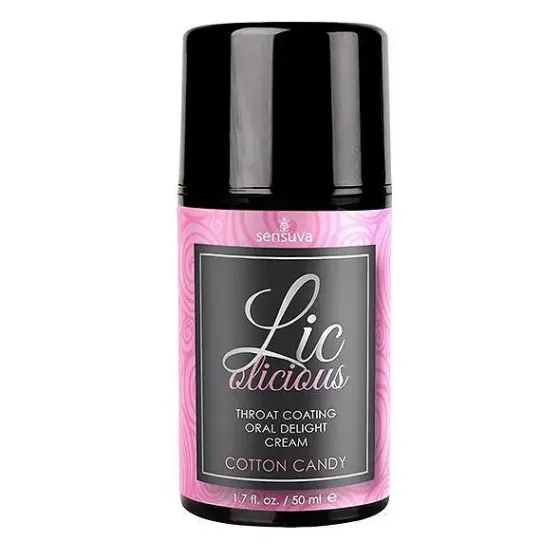 Гель для мінету Sensuva Lic-o-licious Cotton Candy (50 мл), оліїстий, без цукру Львів