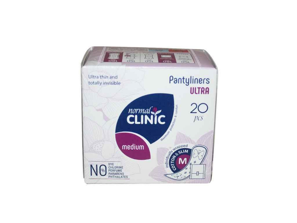 Прокладки щоденні 20шт Pantyliners Ultra Medium ТМ NORMAL CLINIQUE Київ - фото 1