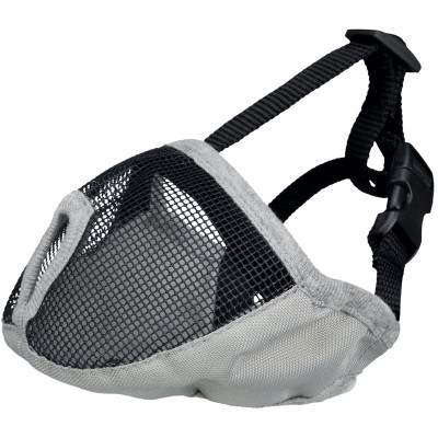Намордник для собак Trixie для брахицефалов тканевый S-М 40 см Серый (4057589176271) Винница - изображение 1