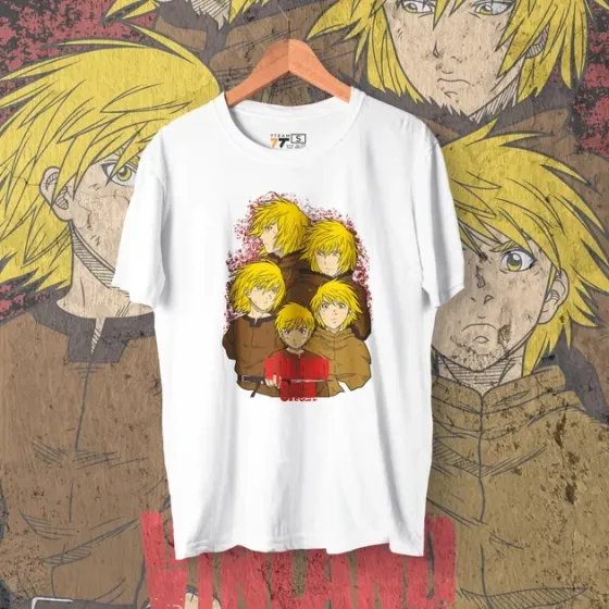 Футболка для подростка мальчика с принтом Сага о Винланде 2 WE Размер 160 Anime10573 Днепр