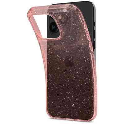 Чехол для мобильного телефона Spigen Apple iPhone 15 Pro Liquid Crystal Glitter Rose Quartz (ACS06702) Винница