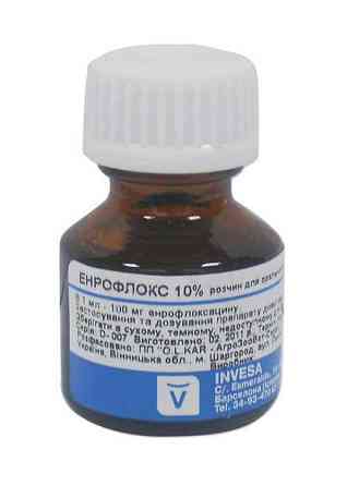 Енрофлокс 10% 10 мл  Invesa (Енрофлоксацин) Вінниця