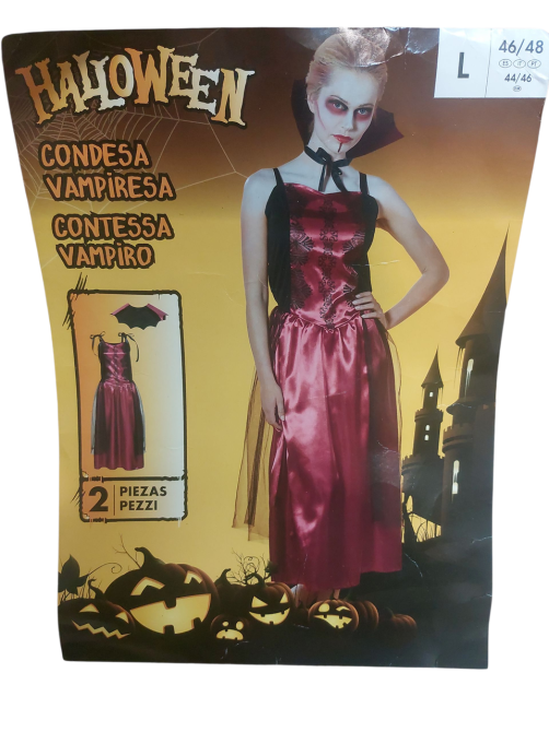 Плаття на Хеловін жіноче Вімпір L червоно-чорний Київ - фото 1