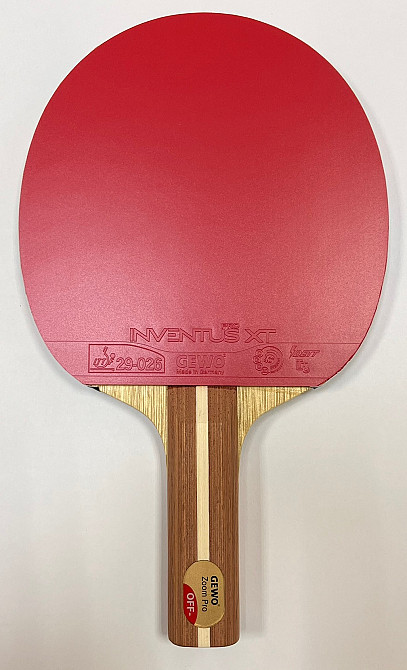 Ракетка для настільного тенісу Gewo Zoom Pro OFF-, Inventus XT Pro 47.5+Elaxxon 45.0, ST (1163800003) Київ - фото 1