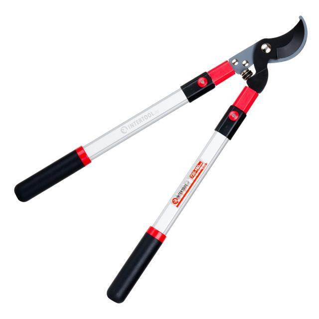 Сучкоріз садовий для обрізання гілок, 650-980 мм, телескопічні ручки INTERTOOL FT-1115 Киев - изображение 2