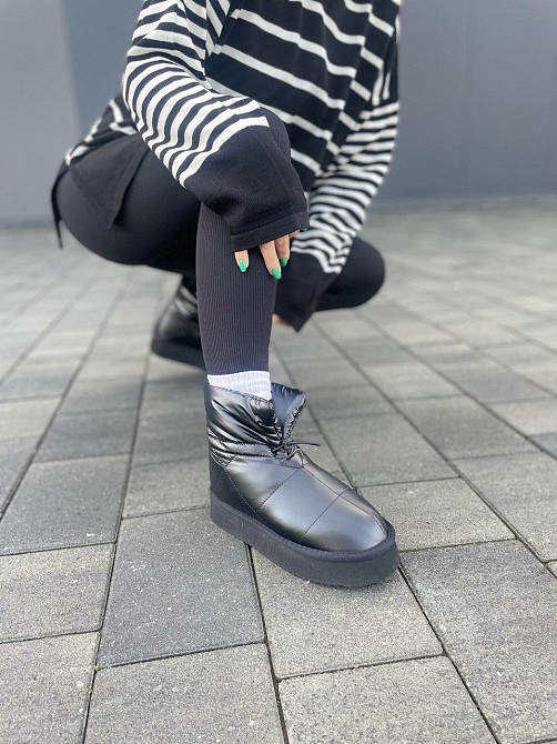 ITTS Угги жіночі ITTS чорні плащівка зимові 37-41 (5889-20-8) Коломия - фото 8