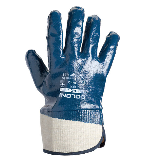 Doloni рукавички робочі трикотажні з нітриловим покриттям, розмір 12, D-Oil 891 Рівне - фото 3
