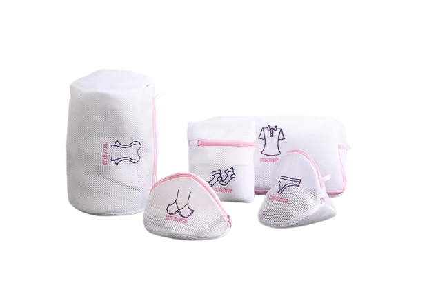 Набір мішків-сумок для прання білизни в пральній машині на блискавці, сітка, білий Кам'янець-Подільський - фото 3