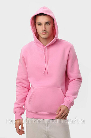 Набір чоловічий худі утеплене 2шт RAY BASIC Рожевий/ Чорний (U0401M-Pink-Black) S Київ - фото 8