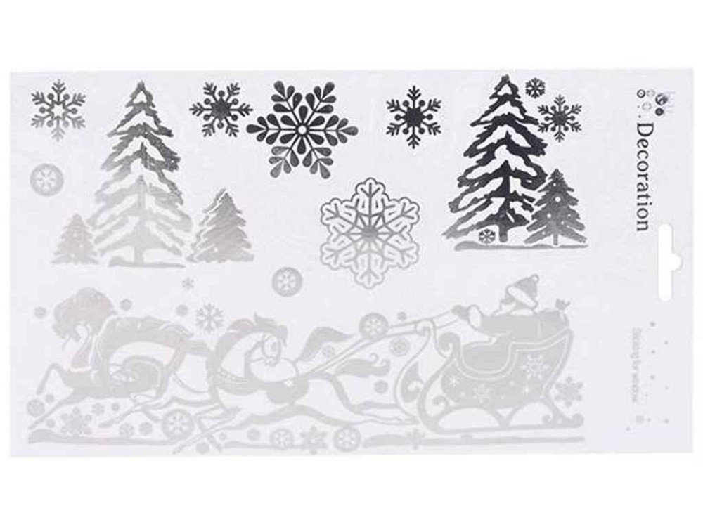 Наклейки для окон 16*27см Merry Christmas R33932/4 ТМ STENSON Киев - изображение 1