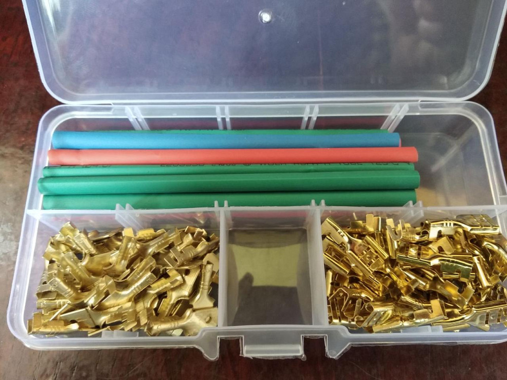 Набор наконечников кабельных 6,3мм и термоусадки(115 пр.) Тип 10 Полтава - изображение 1