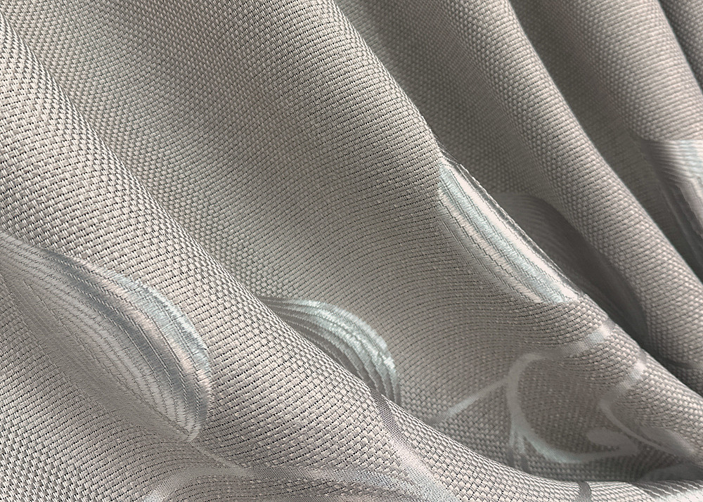 Комплект штор на люверсах VR-Textil Льон Рогожка № 1688ш Світло-сірий 150х250 см 2 шт (37-0239) Київ - фото 7