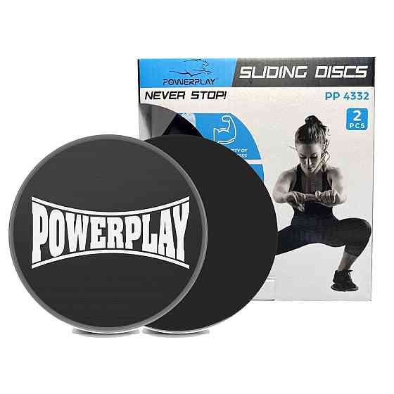 Диски-слайдери для ковзання PowerPlay 4332 Sliding Disk (Ø18) Чорні Кам'янське