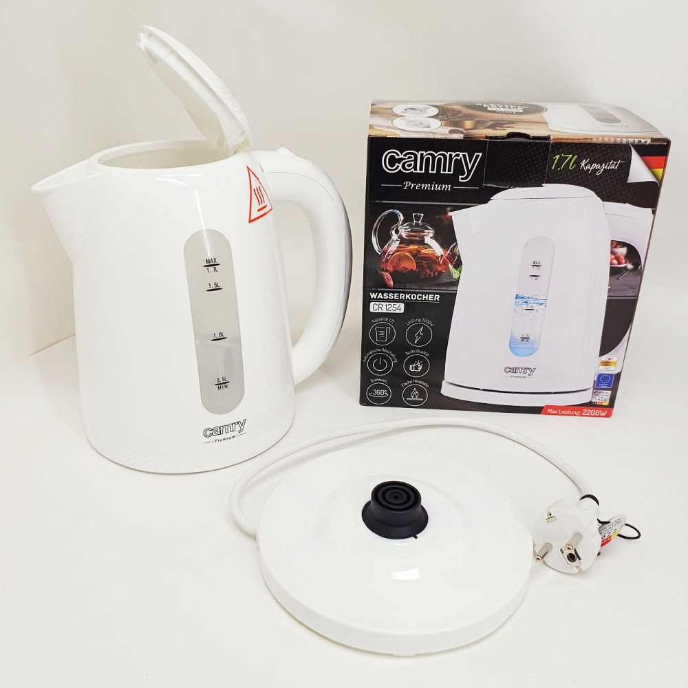 Чайник електричний домашній Camry, Електрочайник на кухню, Побутовий чайник для кухні CN-31 Львів - фото 9