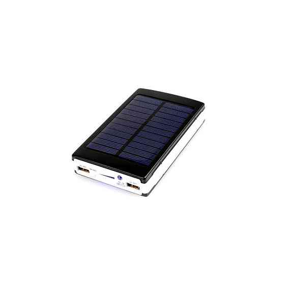 Повербанк з сонячною батареєю UN-3102 40000mAh: зовнішній акумулятор з LED ліхтарем, 2xUSB та Micro-USB Одеса