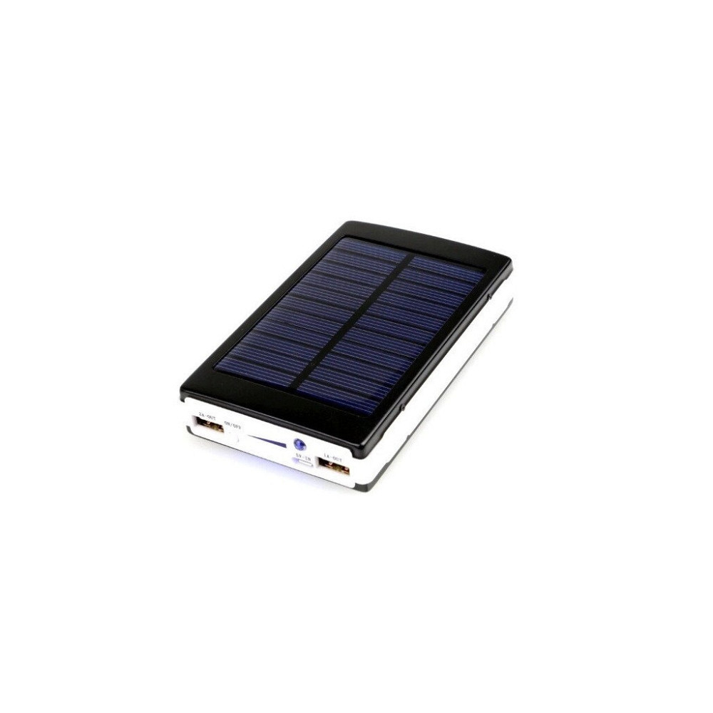 Повербанк з сонячною батареєю UN-3102 40000mAh: зовнішній акумулятор з LED ліхтарем, 2xUSB та Micro-USB Одеса - фото 6
