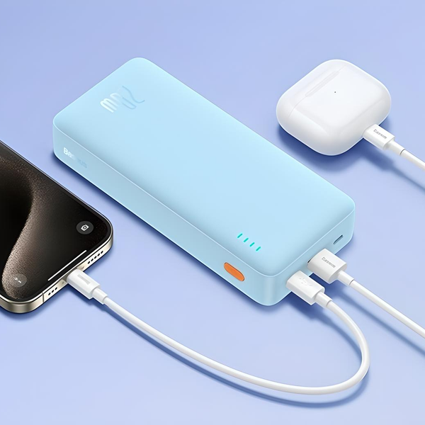 Павербанк 10000 mAh Baseus Airpow 20W P10022801313-00 быстрая зарядка power bank повербанк Одесса - изображение 10