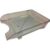 Лоток для паперів Economix горизонтальний пластик, димчастий (E31803-17) Київ