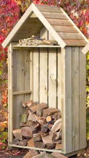 Дровница деревянная 