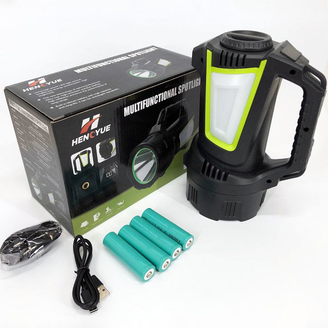 Ліхтар для кемпінгу складаний T100A-10W+2COB, Кемпінговий ліхтар аварійного освітлення акумуляторний ZG-95 Львів - фото 6