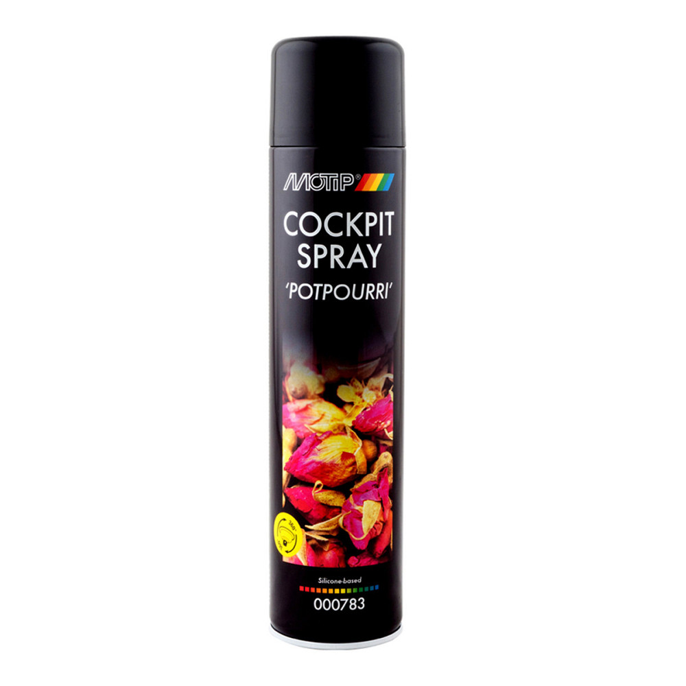MOTIP Black Line Dashboard Cleaner 600 мл — очищувач панелі приладів аерозольний напівматовий Попурі 000783 Ковель - фото 1