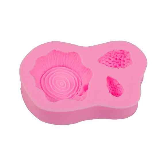 Молд силиконовый Пенек с ежами 75 на 48 мм розовый Киев