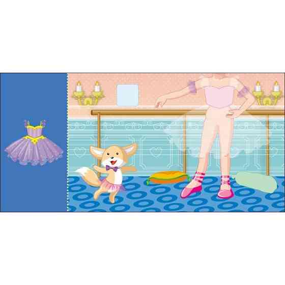 Дитяча книжка з наклейками Одягни ляльку "Принцеса Злата у казці" 615012 Вінниця