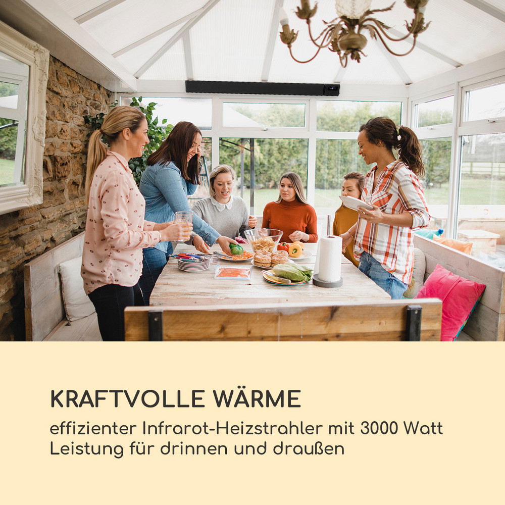 Cosmic Beam Smart 30 Інфрачервоний нагрівач 3000 Вт Керування через застосунок Пульт дистанційного Рівне - фото 3